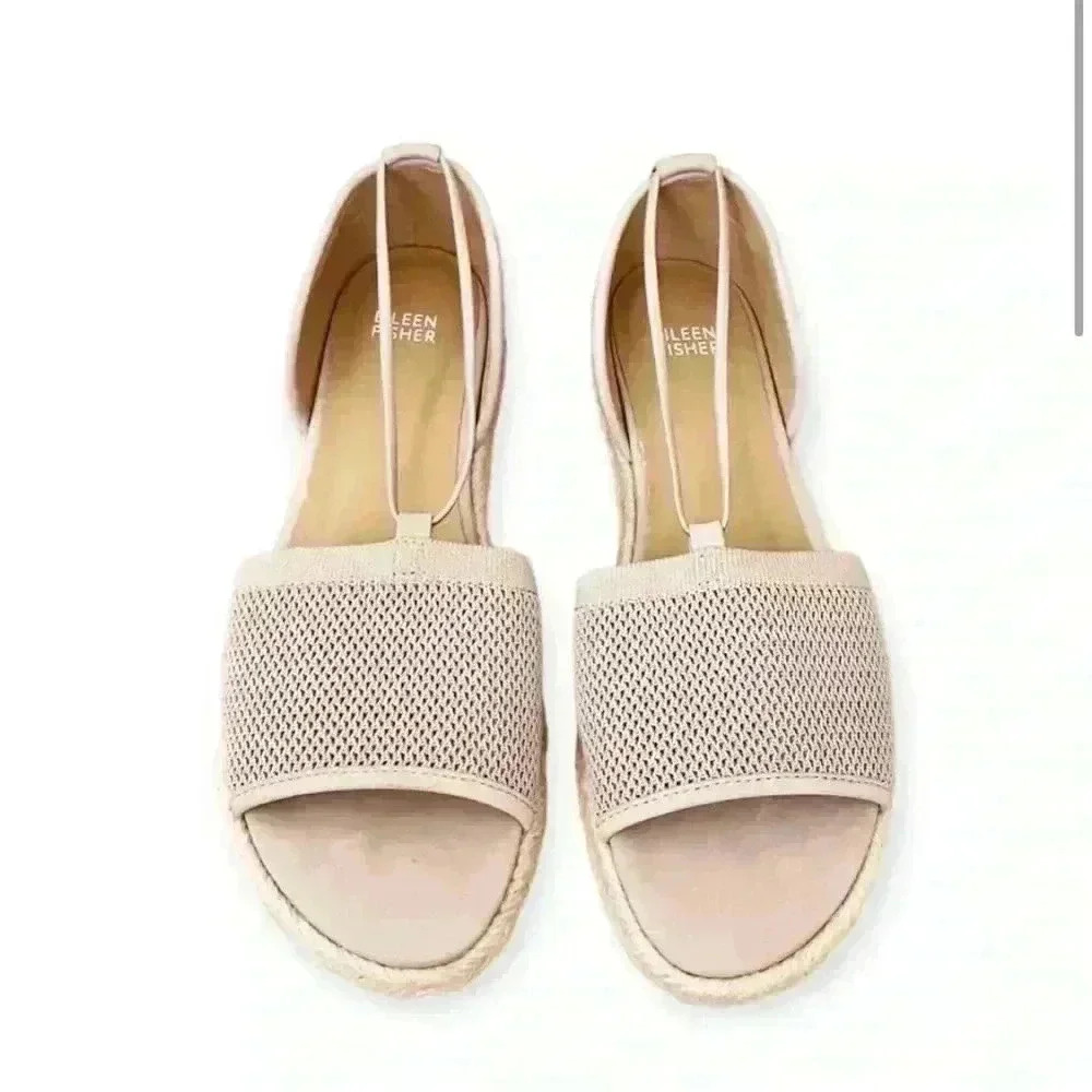 Eileen Fisher Mews Mesh Slip-On Espadrilles Women’s size 9